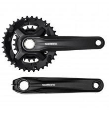 Комплект шатунов (система), SHIMANO, FC-MT210, ACERA, 170 мм, HLT, 36х22T (черный, AFCMT210CB62L)