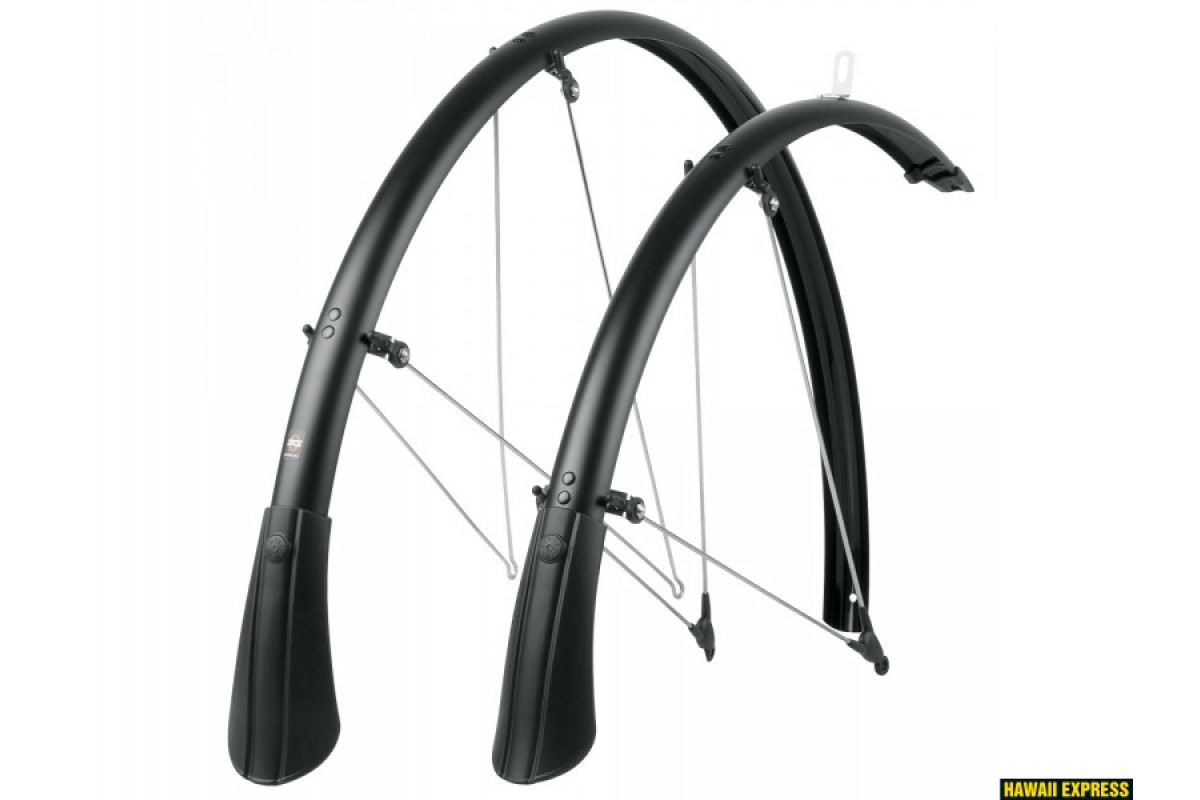 Крылья 0-10435 металлопласт. SKS-10435 Bluemels Matt 35mm, 28", с брызгов., для покрышек 20-28мм, перед. 780мм, зад. 1285мм, вес 514, черные(Германия)