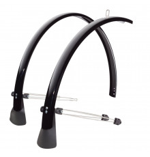 Крылья 0-10959 металлопласт. SKS-10959 Commuter ATB 60mm, 26", черные с брызгов.(Германия)