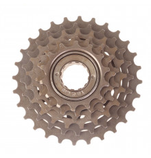 Кассета трещ. 6ск. 00-170043 FREEWHEEL 6х14-28 HG/UG коричневая