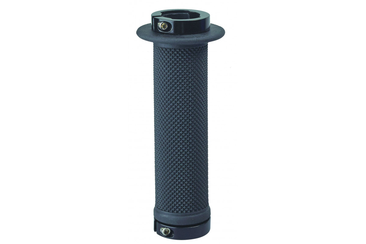 Ручки 00-170479 на руль H209 TwoSideLock 130мм резинов.2 черн. фикс. противосколь. поверх. с торцевым фланцем черные