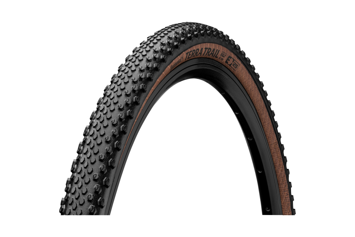 Покрышка.  28/700x40C/28x1.50 02-0150673 40-622 Terra Trail ShieldWall, TL-Ready, E-25 черн/коричневая (кевлар/складная) CONTINENTAL