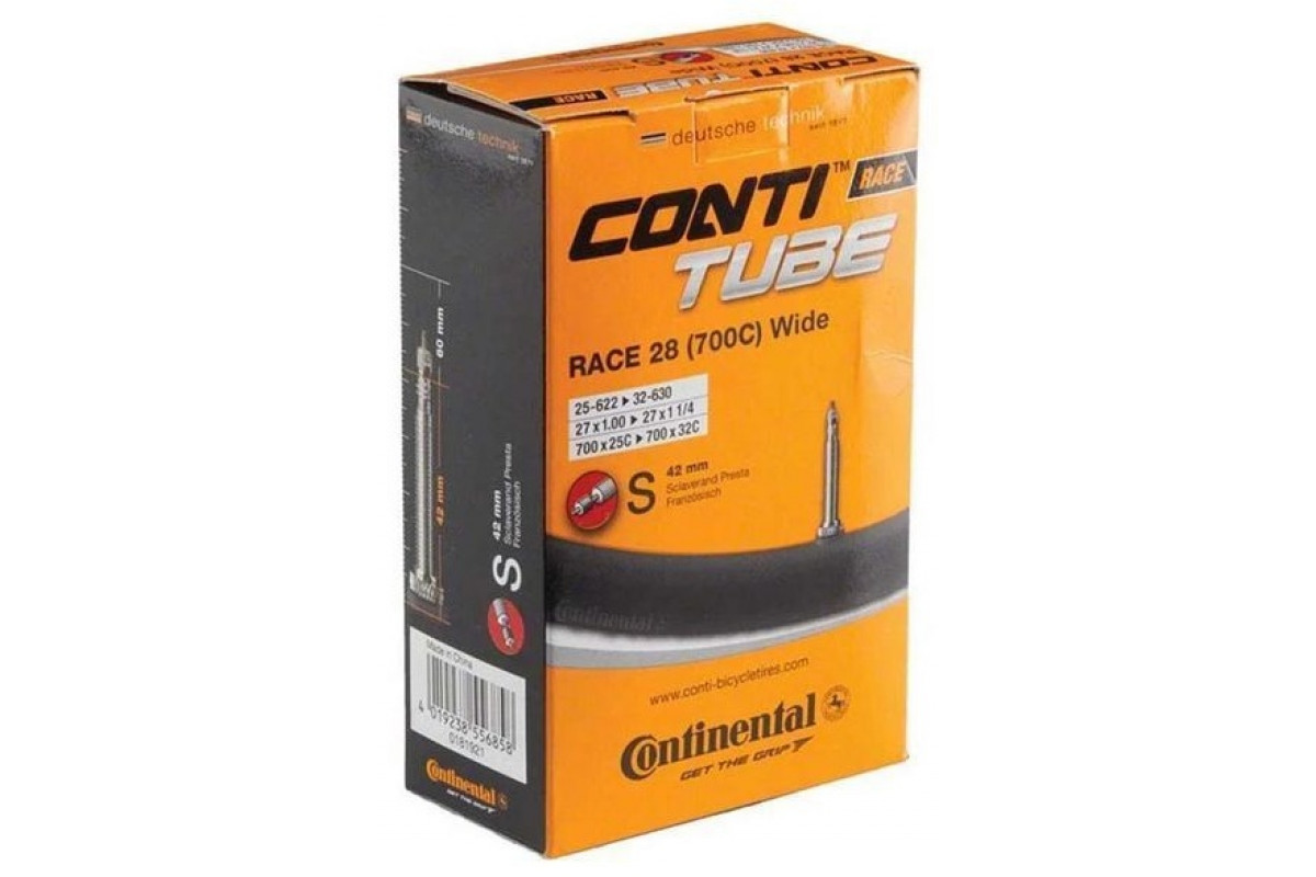 Камера.  28/700x25-32 спорт 60мм 02-0181931 700Cх25С-32С Race 28 wide CONTINENTAL