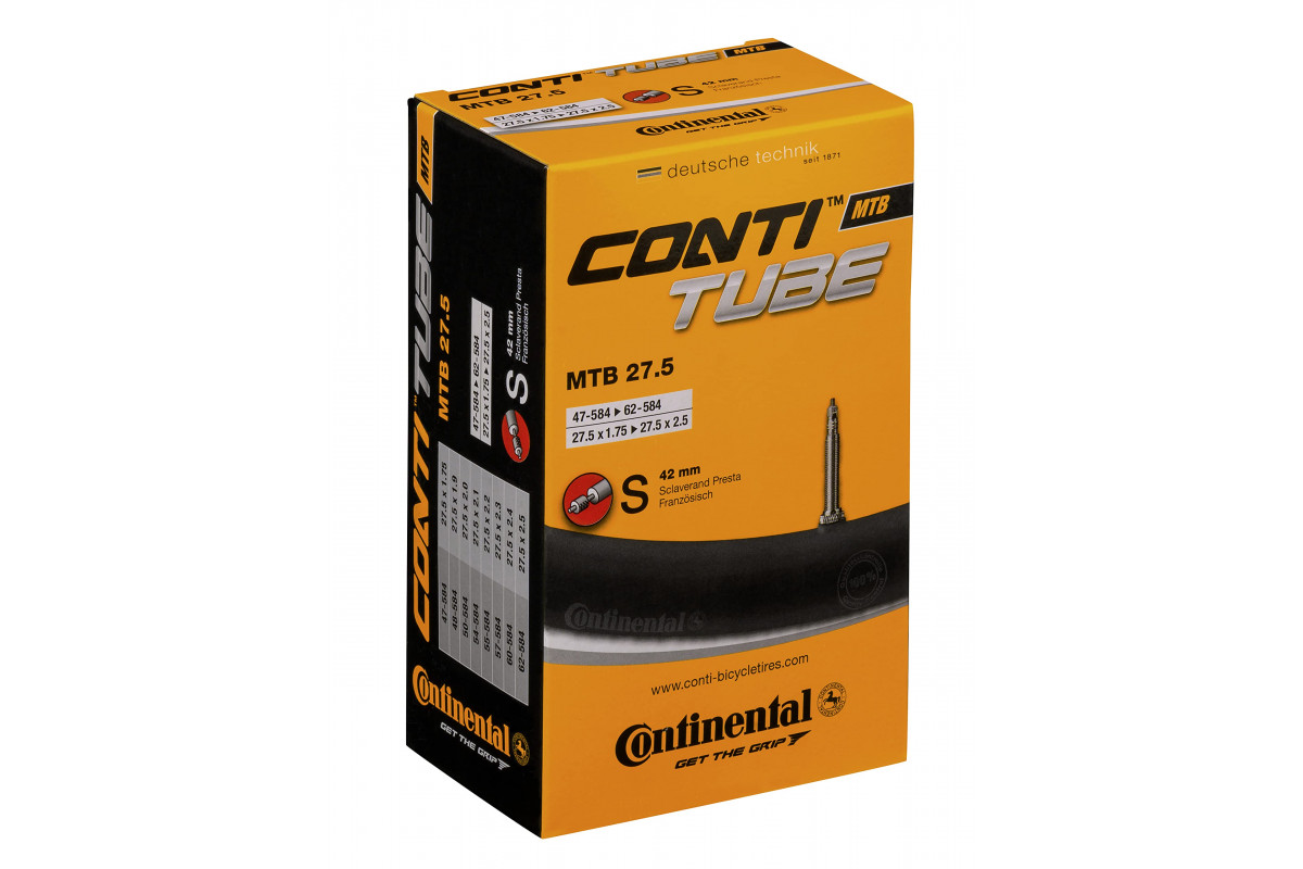 Камера.  27.5x1.75-2.40 спорт 42мм 02-0182311 47-584-62-584 MTB 27.5 CONTINENTAL