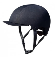 Шлем 02-50120116  URBAN/BMX SAHA LUXE 11отв. S/M 53-54см, обтянут джинс. тканью. 462г. BIO. KALI