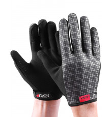 Перчатки 03-000923 с длин.пальц. КЕВЛАР elastic kevlar GREY RESISTANCE для BMX и других экстримальнх видов р-р.L серые GAIN