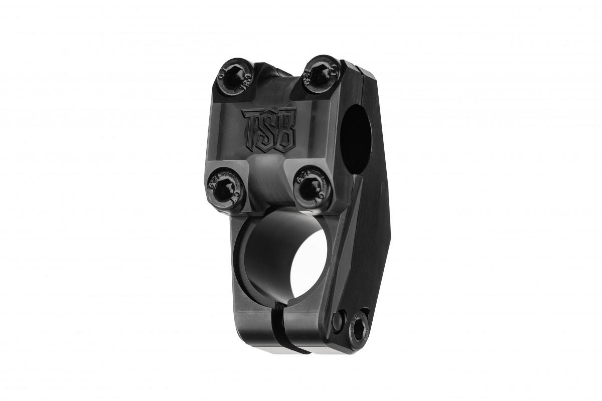 Вынос BMX 03-200019 Charge long, top load 50мм, руль 22,2 черный, 286гр, фрезерованное лого TSB