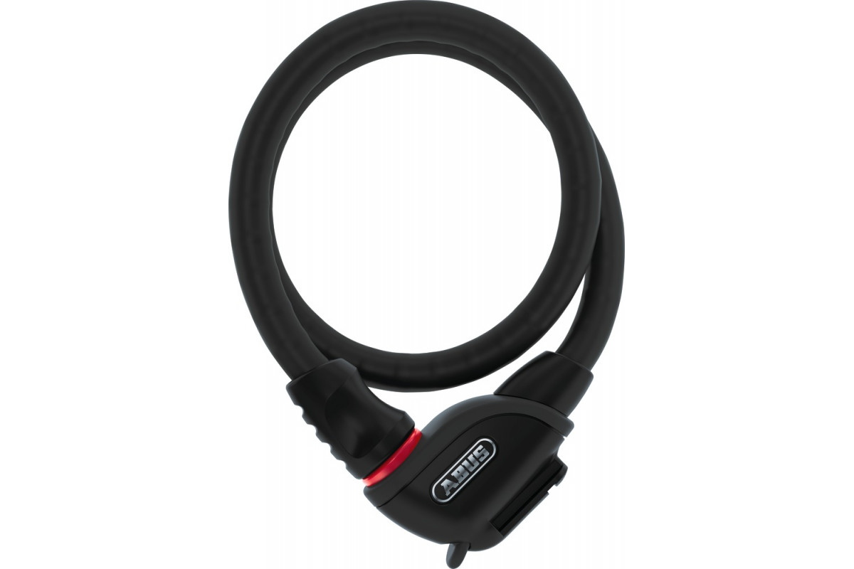 Замок 05-0039680 вело трос на ключе 8960/85см TexFL Phantom CABLE LOCK класс защиты 6/15 черный ABUS