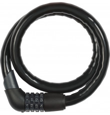 Замок 05-0042935 вело трос 20мм кодовый  4-х разр Steel-O-Flex Tresor 1360/85см класс защиты 6/15, 680гр черный ABUS