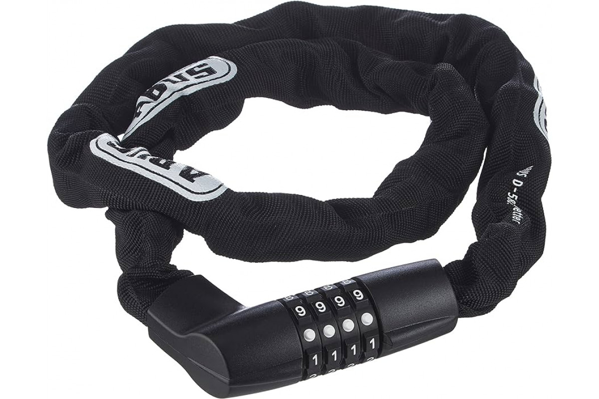 Замок 05-0051133 вело цепь на коде 4х разр 1385/75см black Tresor 6мм класс защиты 6/15 черный ABUS