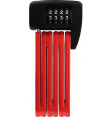 Замок 05-0062106 вело складной, кодовый 4-х разр, Bordo Combo Lite Mini 6055C/60см RD класс защиты 7/15, 460гр красный ABUS