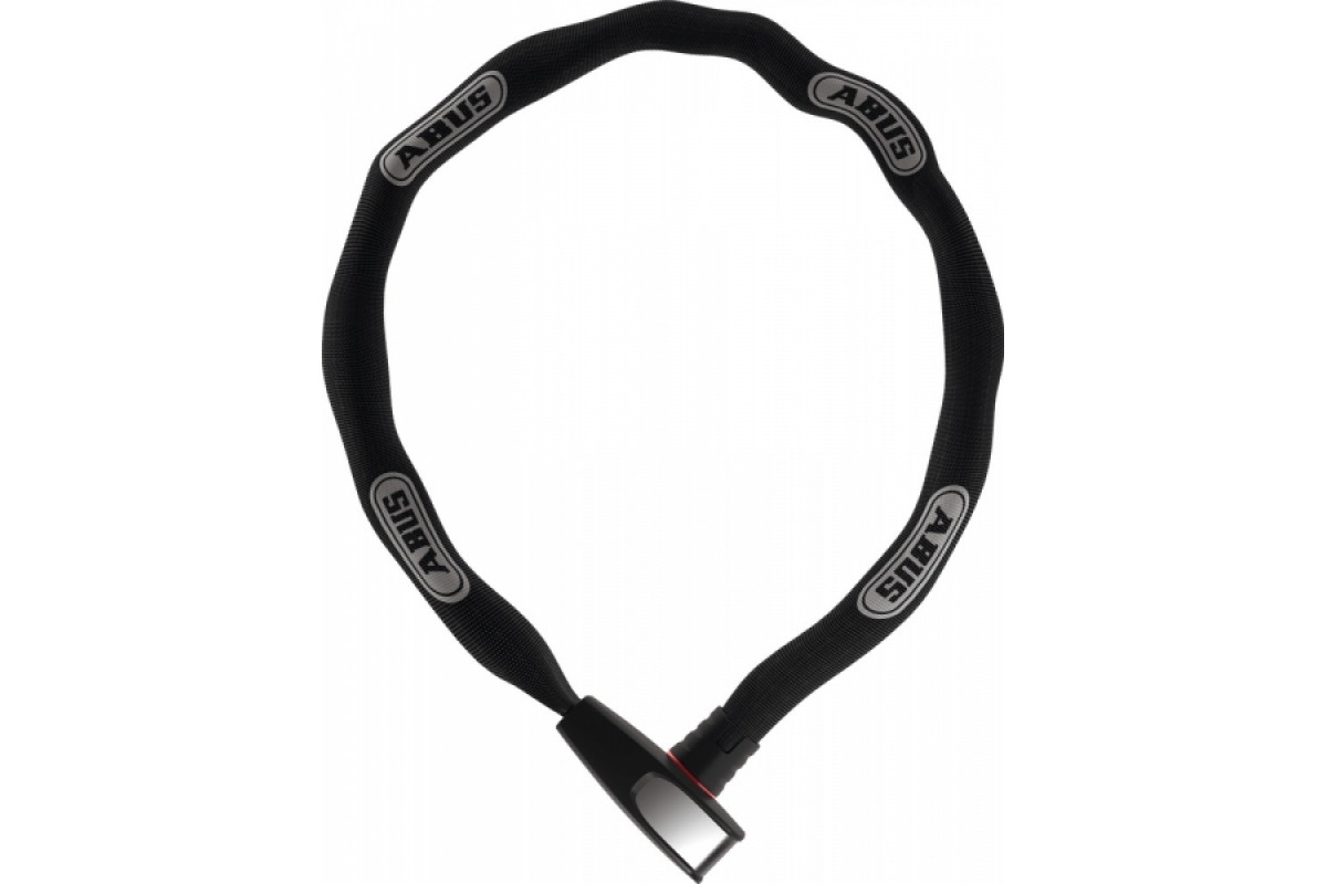 Замок 05-0071195 вело цепь 7мм, ключ, 8807K/85 BK Steel-O-Chain 1600гр, черный, ABUS NEW
