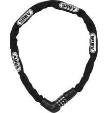 Замок 05-0071206 вело цепь 5мм, кодовый 4-х разр, Steel-O-Chain 5805C/75см класс защиты 4/15, 500гр, черный ABUS