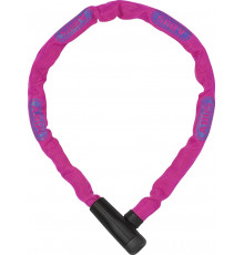 Замок 05-0072492 вело цепь на ключе 5805K/75см PK STEEL-O-CHAIN 5мм, класс защиты 5/15 розовый ABUS