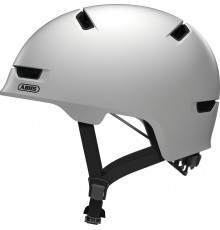 Шлем 05-0081769 URBAN/BMX Scraper 3.0 L(57-61см) 8 вент. отв. микрорегулировка размера, Lifestyle, 490гр, 8 отв, polar matt белый ABUS