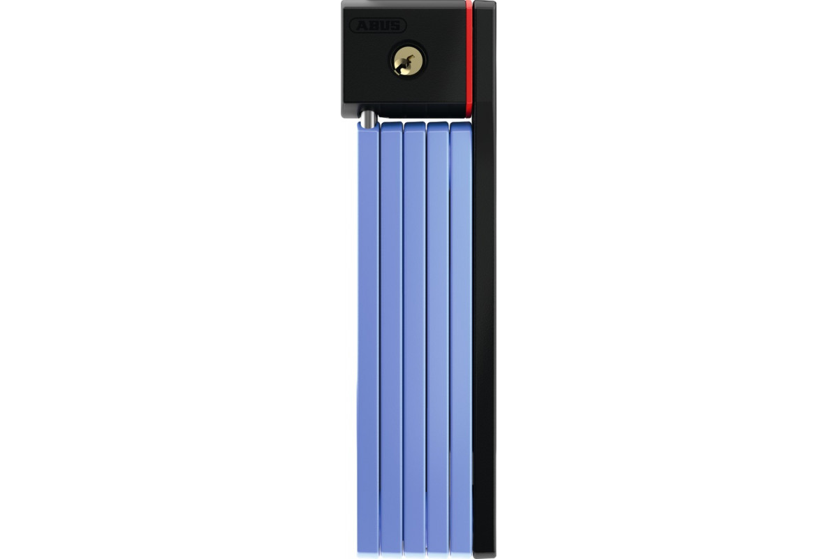 Замок 05-0084426 вело складной, ключ, Bordo uGrip 5700/80см с кроншт, класс защиты 7/15, 830гр, голубой ABUS