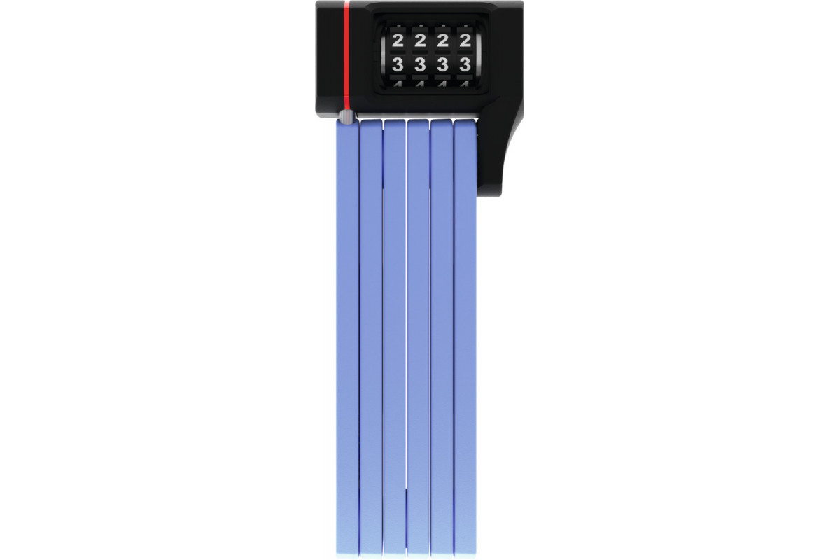 Замок 05-0087792 вело складной, кодовый 4-х разр, Bordo uGrip 5700C/80см с кроншт, класс защиты 7/15, 830гр, голубой ABUS