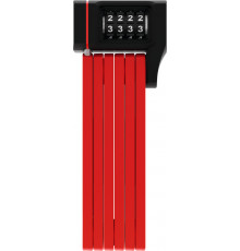 Замок 05-0087794 вело складной, кодовый 4-х разр, Bordo uGrip 5700C/80см с кроншт, класс защиты 7/15, 830гр, красный ABUS