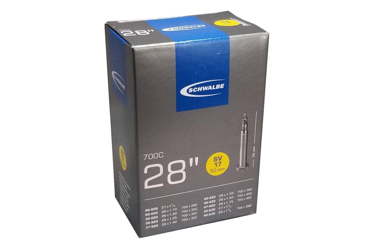 Камера. 28 спорт 05-10400093 SV17 28х1.10-1.75 (28/47-622/635) IB 50mm. SCHWALBE