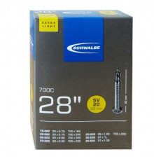 Камера. 28"/700 спорт 05-10400103 SV20 EXTRA LIGHT (18/25-622/630) IB 50mm. SCHWALBE