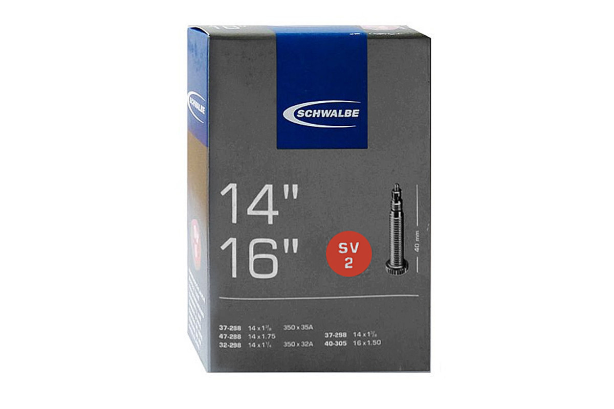 Камера. 14-16 спорт 05-10407313 SV2 14x1 3/8 - 16x1.50 (32/47-288/305) IB 40mm. SCHWALBE