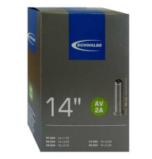 Камера. 14" авто 05-10407510 AV2A 14"x1.75/2.35 (47/60-254) IB AGV 40mm. SCHWALBE