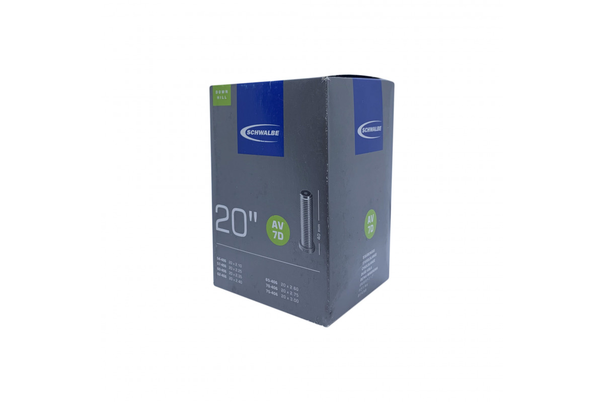 Камера. 20 авто 05-10415740 AV7D 20x2,10-3,00 TR4 DOWNHILL (54/75-406) IB 40mm. SCHWALBE