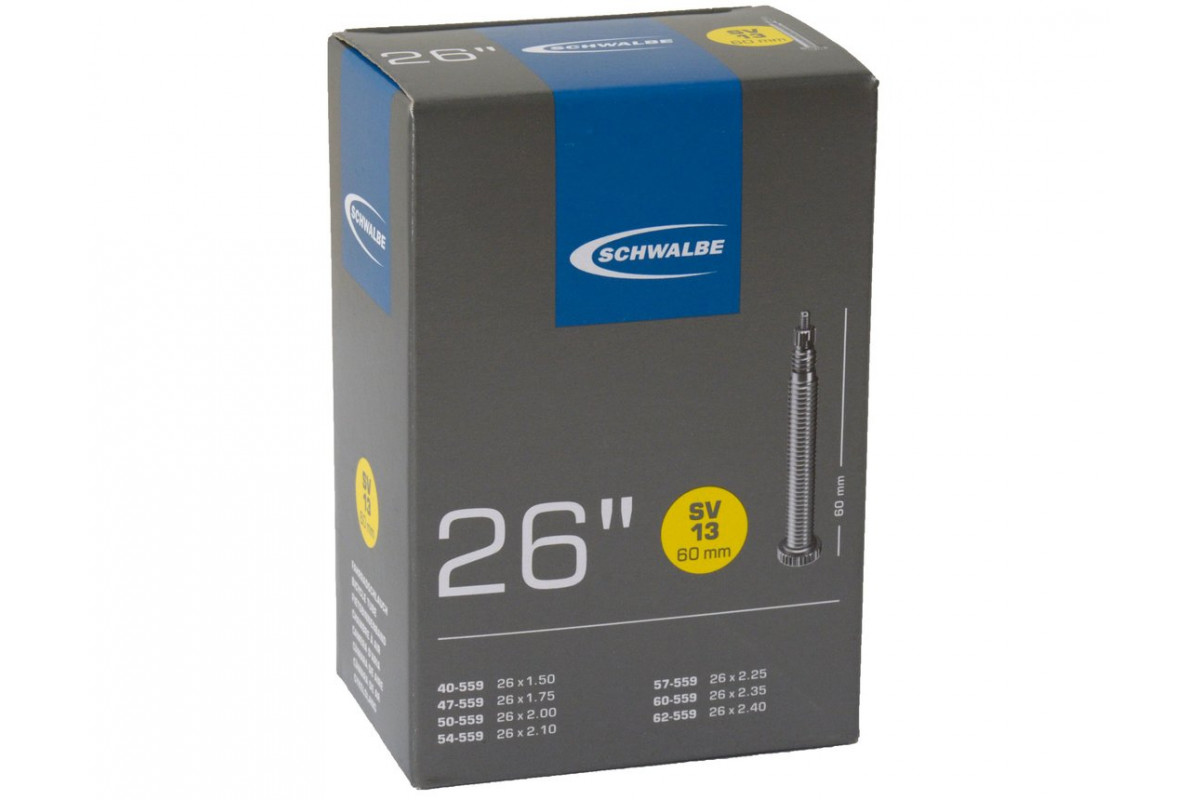 Камера. 26 спорт 05-10425363 SV13 26х1.50-2.40 (40/62-559) IB 60mm. SCHWALBE