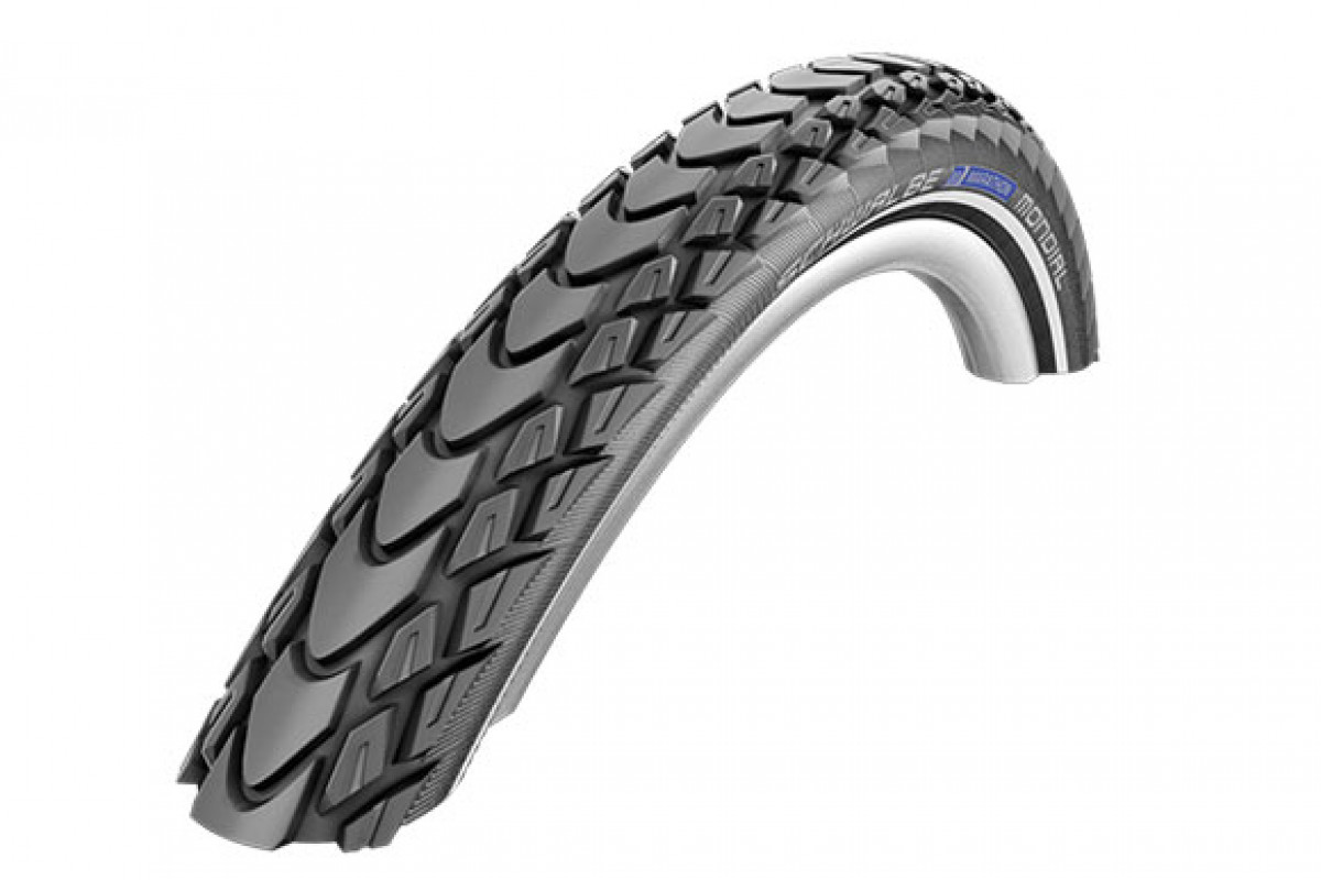 Покрышка. 28x1.60 700x40C (42-622) 05-11100309	MARATHON MONDIAL Perf, RaceGuard, B/B-SK+RT (светоотр полоса) HS428 EC 67EPI. SCHWALBE