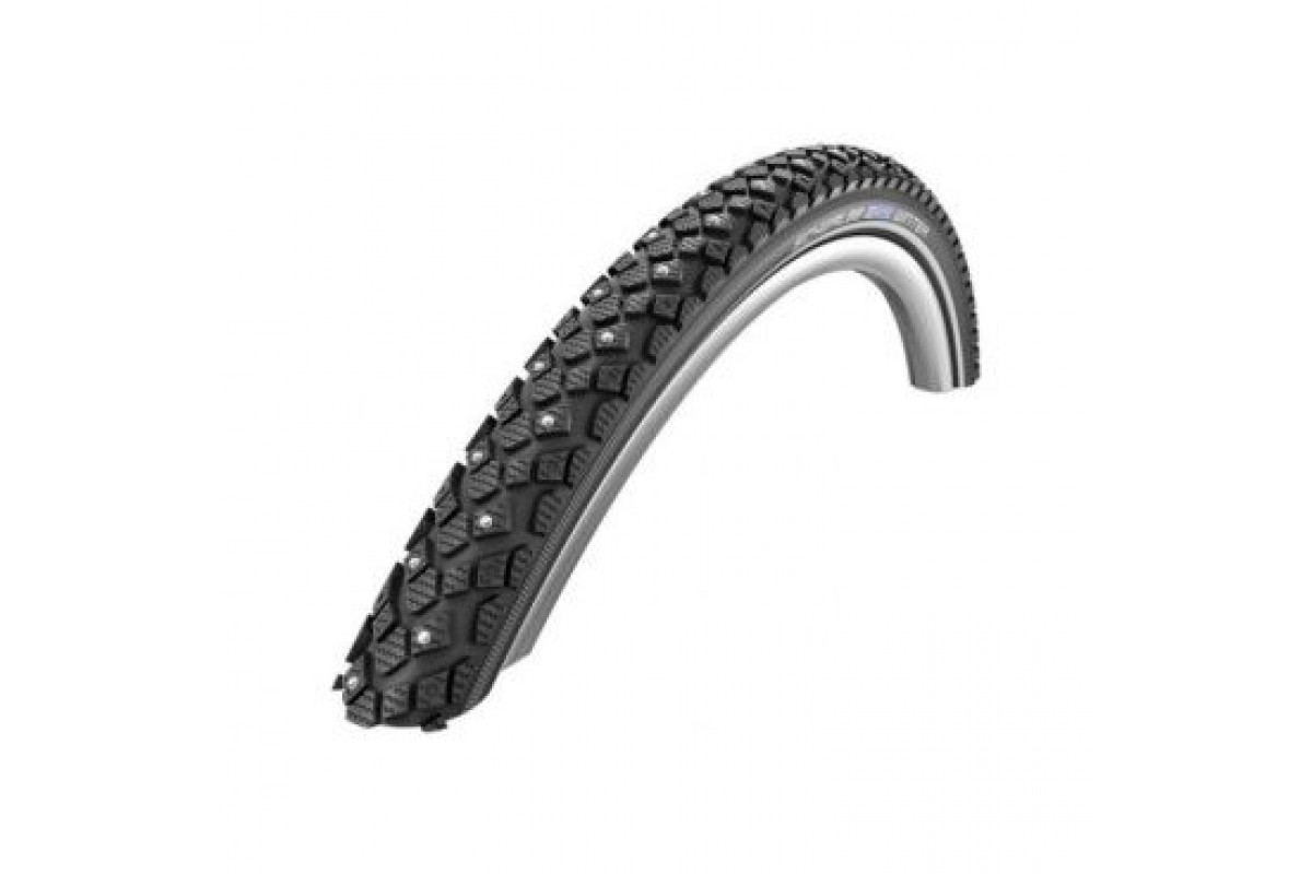 Покрышка. 28x1.60 700x40C (42-622) 05-11100602.01 WINTER (120шипов) K-Guard, TwinSkin B/B+RT (светоотр полоса) HS396  50EPI SCHWALBE
