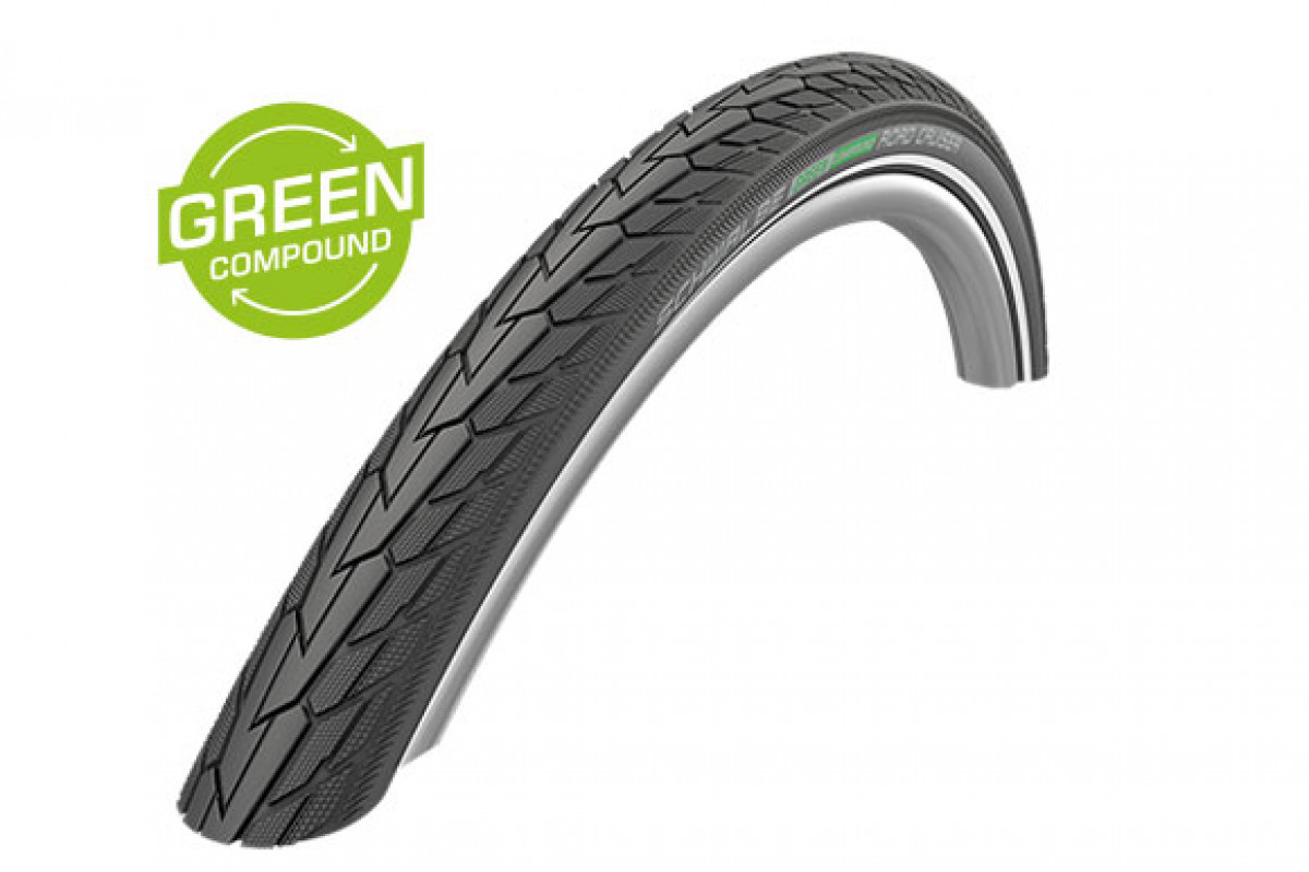 Покрышка. 16x1.75 (47-305) 05-11101256 ROAD CRUISER K-Guard Active B/B HS484 GREEN, 50EPI черная SCHWALBE