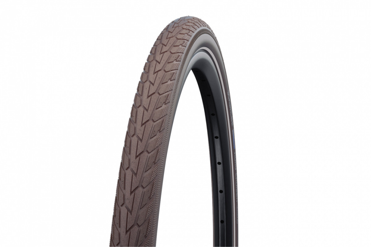Покрышка. 28x1.60 700x40C (42-622) 05-11101282 ROAD CRUISER K-Guard, TwinSkin CO/CO+RT (светоотр полоса) HS484 SBC 50EPI кофейная SCHWALBE