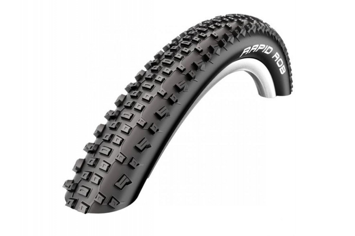 Покрышка. 26x2.25 (57-559) 05-11101393 RAPID ROB K-Guard 57-559 B/WS/B-SK HS425 SBC 50EPI черная с белой полосой SCHWALBE