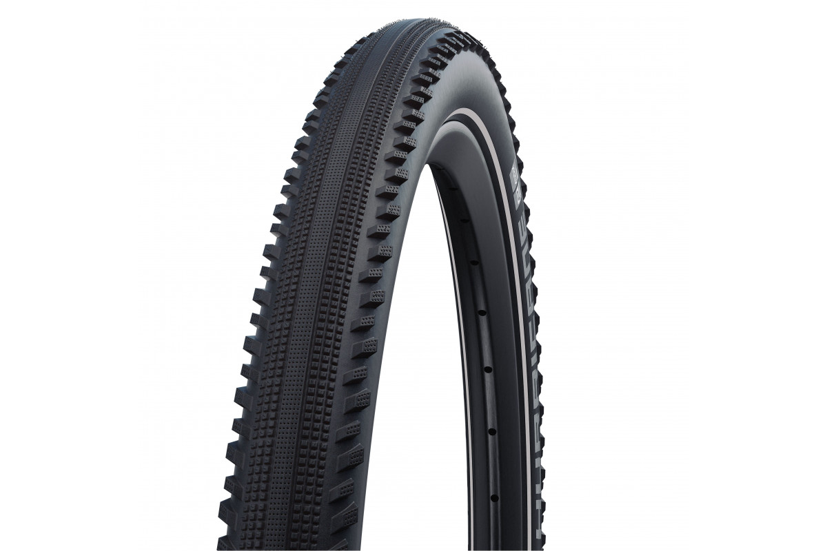 Покрышка. 27.5x2.00/650B (50-584) 05-11159183  HURRICANE Perf, DD, GreenGuard B/B-SK+RT HS499 ADDIX 67EPI (светоотр полоса) черная SCHWALBE