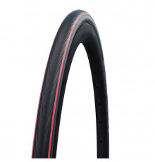Покрышка. 700x25C (25-622) 05-11654011 LUGANO II K-Guard Folding (кевлар/складная)  25-622 B/RS/B-SK HS471 SiC 50EPI черно-красная SCHWALBE