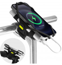 Держатель для смартфона 07-211010 силикон. НА ВЫНОС универс. 4.7'-7.2' BIKE TIE PRO PACK 2 черный BONE
