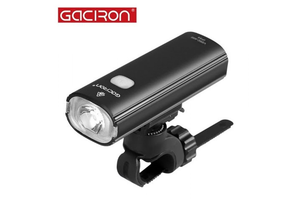 Фара/Фонарь 07-300142 двухсторонний 600LM 8 режимов, влагоустойчивый, Micro USB 2500mAH (V20C-600) инд. уп. GACIRON NEW