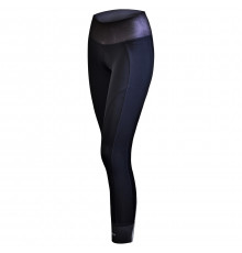 Велоштаны  12-566 женские длинные Olbia Thermal S-138W- B15 Black Women Active Tights with Bottem Reflective zipper с памперсом B15 черные L FUNKIER