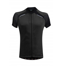 Велофутболка 12-630 J-730-7 Firenze Black Men Active SS Jersey с длин. молнией и водонепрониц. карман. S черная FUNKIER