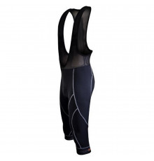 Велошорты/бриджи 12-754 Milatzzo S-974-B14 Men Active Knee Bib Tights 3/4 с лямками c памперсом B14 черные XXL FUNKIER