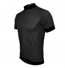Велофутболка 12-820 PARMA J-930 Black Men Active Jersey с длинной молнией, с водонепрон. карман, черная S FUNKIER