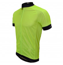 Велофутболка 12-832 PARMA J-930 Yellow Ref. Men Active Jersey с длинной молнией, с водонепрон. карман, неоново-желтая S FUNKIER