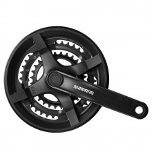 Система TOURNEY AFCTY301C888CL 2-4198 6-8ск. 48/38/28 170мм с защитой черная SHIMANO
