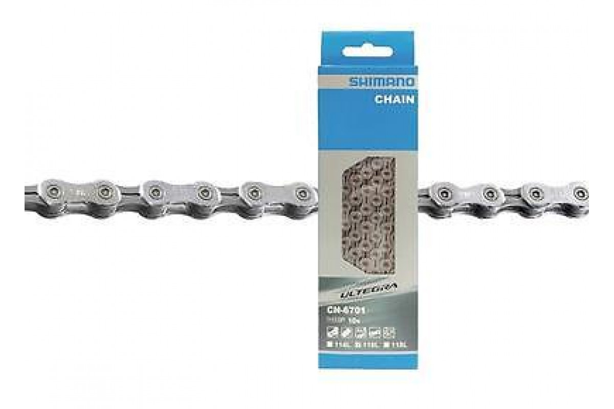 Цепь 2-720377 ULTEGRA, 6701, 10ск, 116 зв, ампульный пин (2шт) ICN6701116 Япония SHIMANO