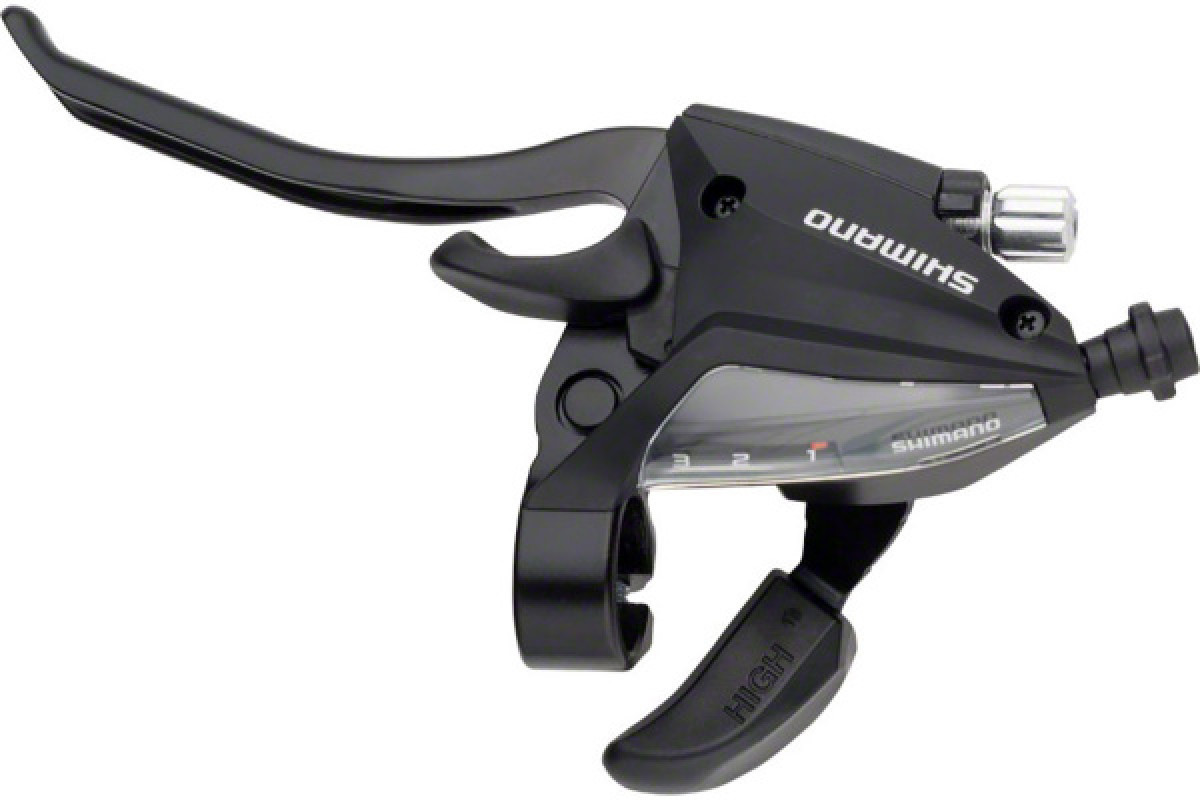 Перекл-ль ASTEF5002LSBLC 2-8011 шифтер+торм. ручка, 3ск. левый, трос, черный SHIMANO