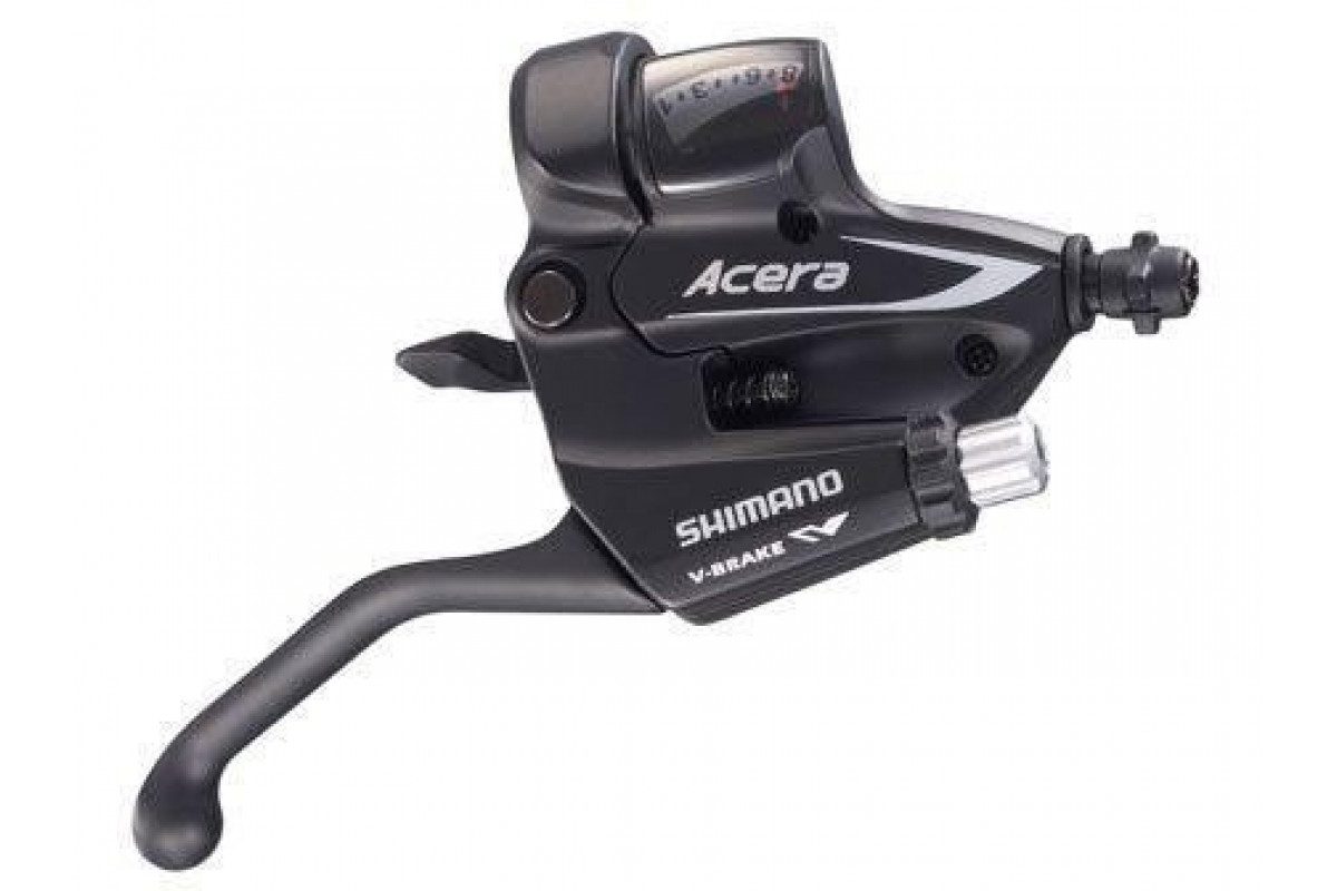 Перекл-ль ACERA ASTM360L 2-8103 шифтер+торм. ручка 3скор. левая черная SHIMANO