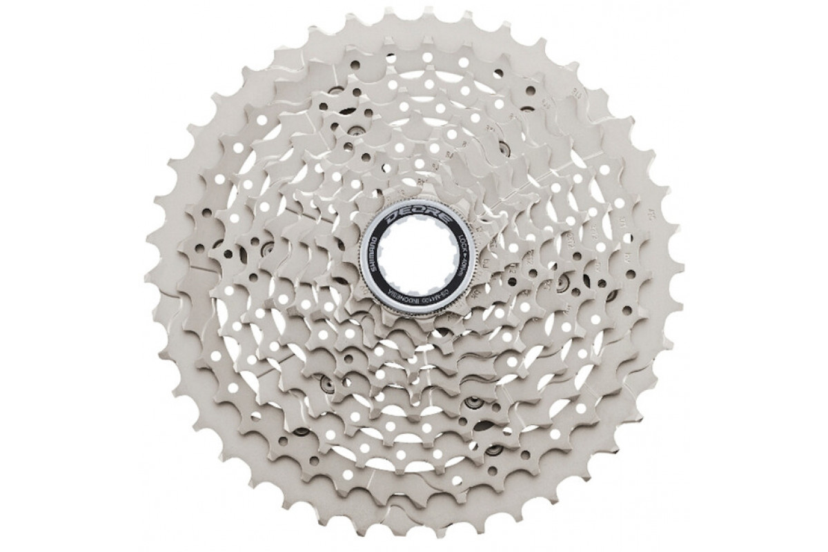 Кассета 10ск. ACSM410010142 2-8211 DEORE 10х11-42 серебристая, без уп. M4100 SHIMANO