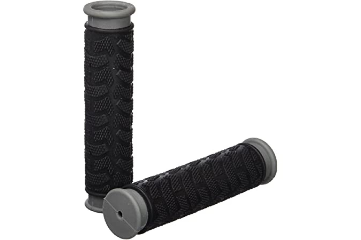 Ручки .C49BG на руль 3-260 резиновые 125мм 2-х компонент. черно-серые CLARKS