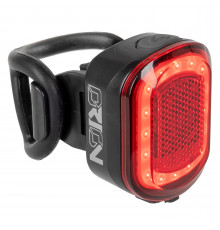 Фонарь 5-220462 задний COB -LED повышенной яркости 50люмен, 5функций USB-заряд. Li-Pol 300mA,  вращающийся магнитное крепление 22г. красный ORION MOON
