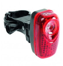 Фонарь 5-221041 задний 3д (1*0.5W)/2ф красный с батар. вертик. HELIOS 3.2 S M-WAVE
